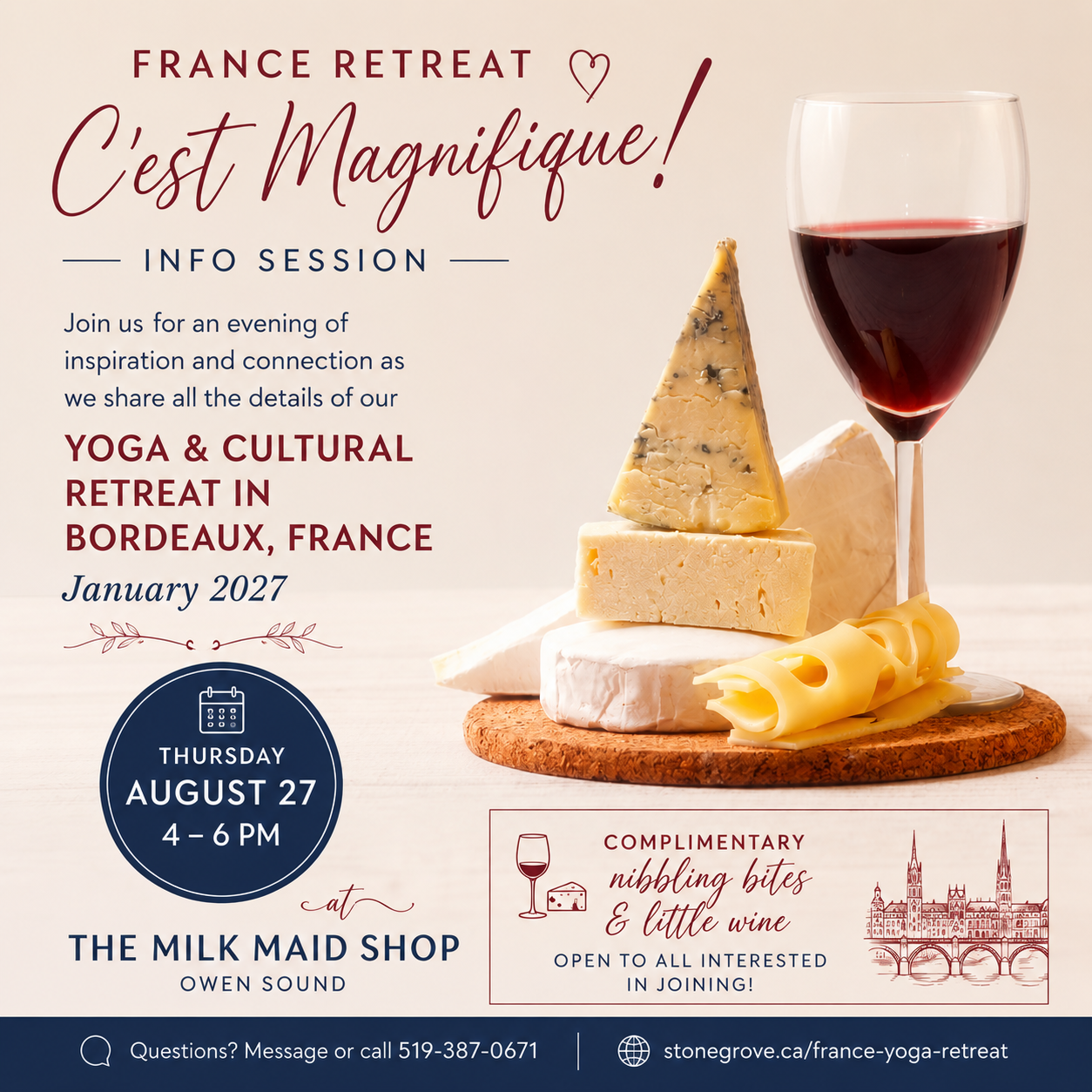 Event image Info Session - France Retreat Winter 2027